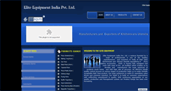 Desktop Screenshot of eliteequipment.in